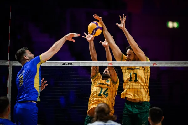 Vôlei: Brasil é superado pela Ucrânia e perde invencibilidade na VNL