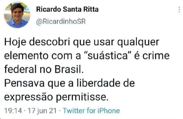 Secretário de Maceió diz que suástica é “liberdade de expressão”