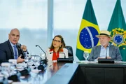 Moraes, Janja e Lula