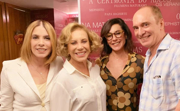 Arlete Salles entre Liège Monteiro, Christiane Torloni e Alexandre Barbalho - Metrópoles