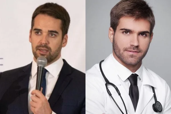 Eduardo Leite e Thalis Bolzan