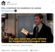 Após a queda dos sites de cinema, as redes sociais foram inundadas com memes sobre o filme