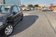 Acidente envolveu Citroën C3 e Fiat Palio