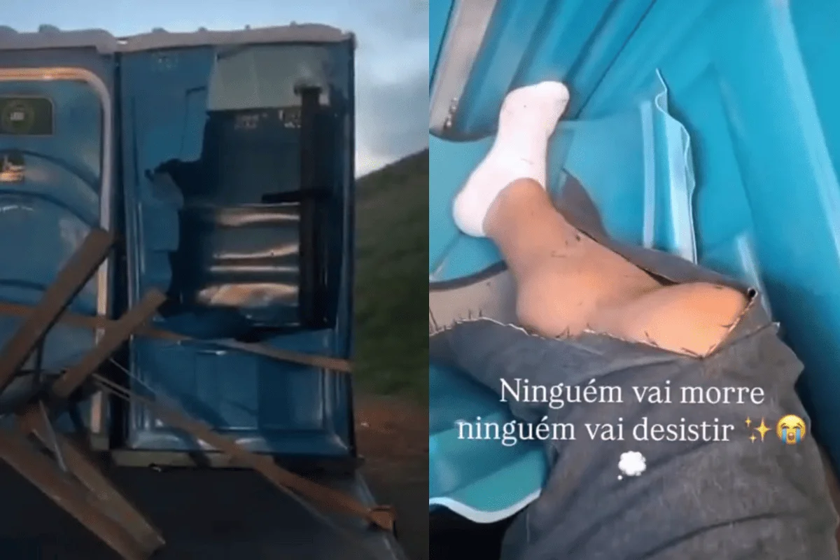 Motociclista não viu o trânsito parar e colidiu com a traseira do caminhão. Ele foi arremessado para dentro de cabine que era transportada Motociclista não viu o trânsito parar e colidiu com a traseira do caminhão. Ele foi arremessado para dentro de cabine que era transportada