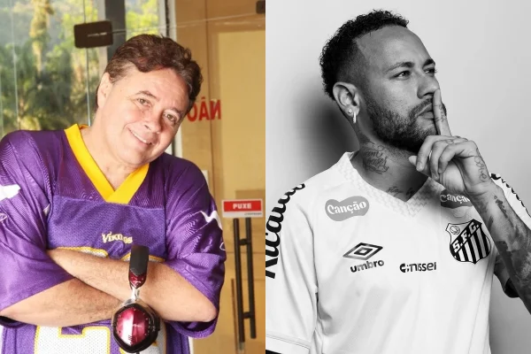 Montagem com fotos de Neymar e DJ Marlboro - Metrópoles