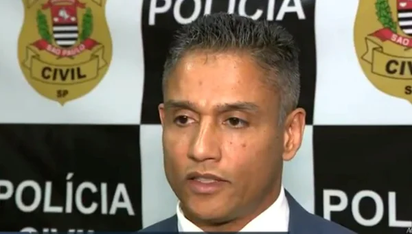 foto colorida do delegado de Indaiatuba, José Clésio Silva de Oliveira Filho, preso na Operação Chicago, do MPSP - Metrópoles