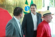 Os presidentes da República, Luiz Inácio Lula da Silva (PT), do Senado, Davi Alcolumbre (União-AP), e da Câmara, Hugo Motta (Republicanos-PB), durante pronunciamento no Palácio da Alvorada Os presidentes da República, Luiz Inácio Lula da Silva (PT), do Senado, Davi Alcolumbre (União-AP), e da Câmara, Hugo Motta (Republicanos-PB), durante pronunciamento no Palácio da Alvorada