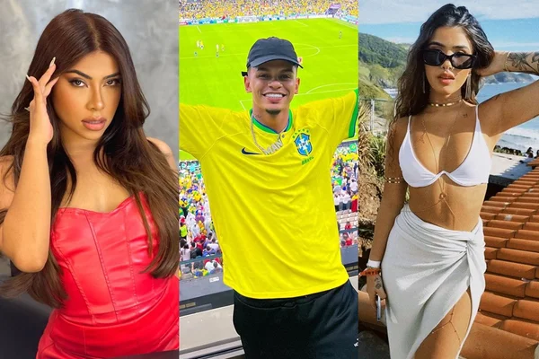 Montagem com fotos de Ingrid Ohara, MC Maneirinho e Isabelle Sargentelli - Metrópoles