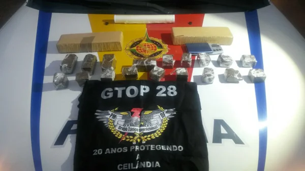 Grávida diz que traficava para comprar enxoval e é presa em Ceilândia
