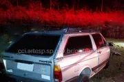 Acidente aconteceu na vicinal José Letizio (SPA 115/255), no município de Trabiju, interior de São Paulo