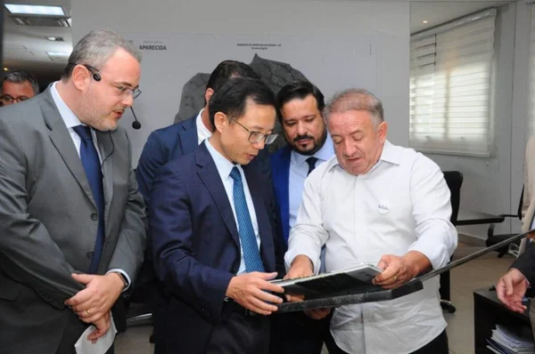 imagem colorida visita executivos brics aparecida