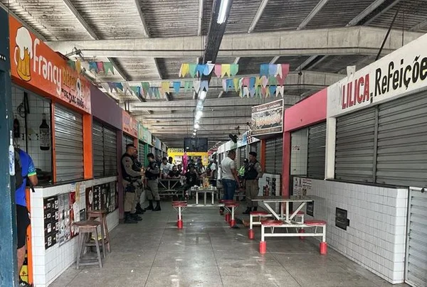 Homem morreu em área de alimentação do Shopping