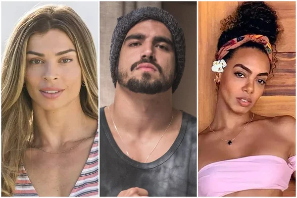 Caio Castro teria pegado Grazi e Dandara Mariana ao mesmo tempo