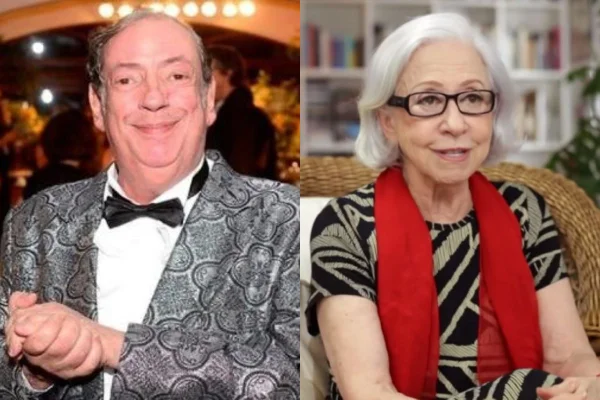 montagem colorida de Marcos Oliveira e Fernanda Montenegro - Metrópoles