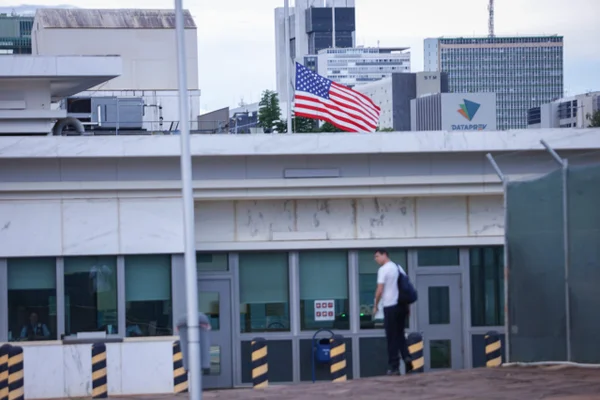 Fachada da Embaixada dos Estados Unidos da América em Brasília Metrópoles