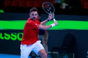 Wawrinka e Gustavo Heide duelam pela Copa Davis Wawrinka e Gustavo Heide duelam pela Copa Davis