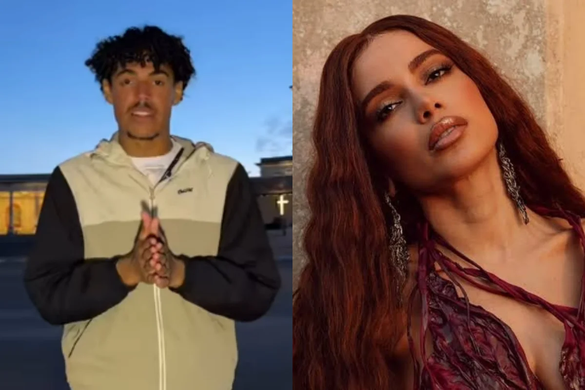Thiago Silva e Anitta. Thiago Silva e Anitta.