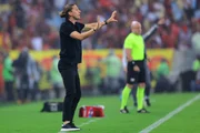 O treinador soma 23 jogos no Rubro-Negro, sendo 17 vitória, cinco empates e uma derrota O treinador soma 23 jogos no Rubro-Negro, sendo 17 vitória, cinco empates e uma derrota