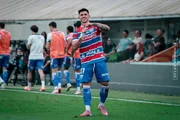 Adam Bareiro abriu o placar para o Fortaleza Adam Bareiro abriu o placar para o Fortaleza