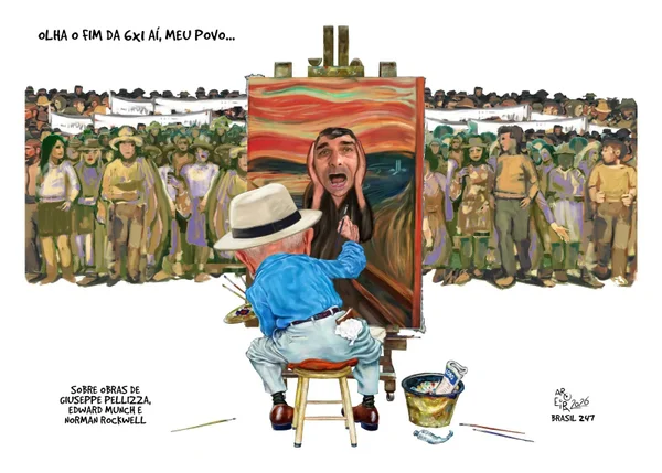 Charge do Amarildo