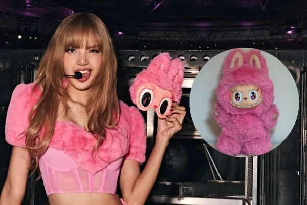 Cantora Lisa, do Blackpink, com figurino inspirado no Labubu para show do grupo de K-pop em Londres - Metrópoles