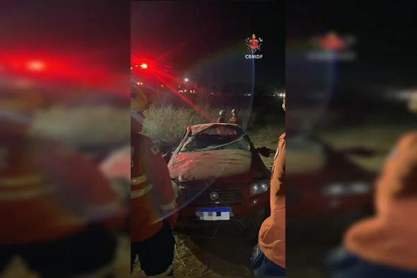 Homem morre após capotar carro e ser lançado para fora do veículo na BR-251 - destaque galeria
