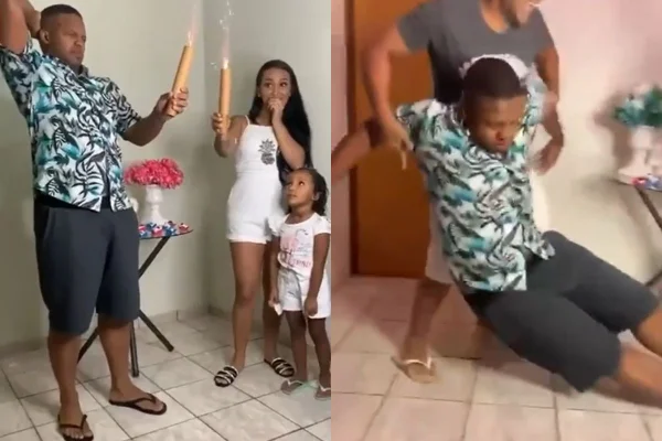 Foto colorida de um chá revelação - Metrópoles