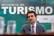 O ministro do Turismo, Celso Sabino