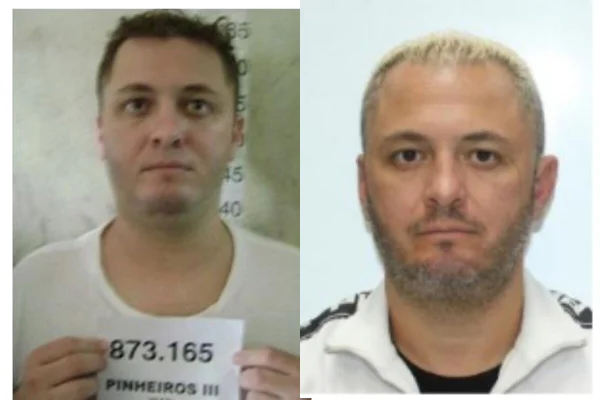 A direita Homem branco, com princcípio de calvície e barba grisalha. A esquerda, mesmo homem, mais jovem,, sem barba e com cabelos escuros e mais volumosos - Metrópoles