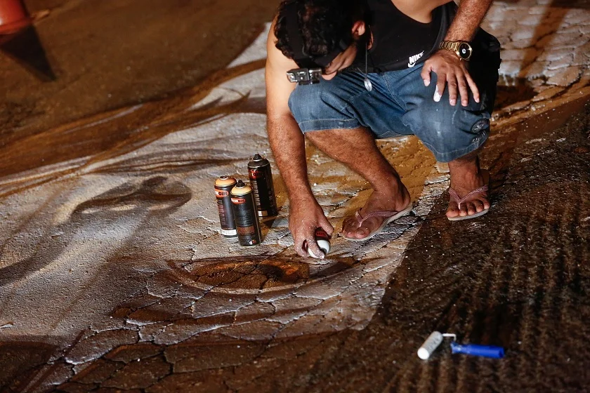 Setor de Indústrias e do Grafite. #bsburaco dá um trato em cratera no SIG - imagem 11 Setor de Indústrias e do Grafite. #bsburaco dá um trato em cratera no SIG - imagem 11