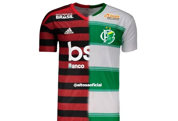 Rival do Vasco na Copa do Brasil provoca com camisa do Flamengo