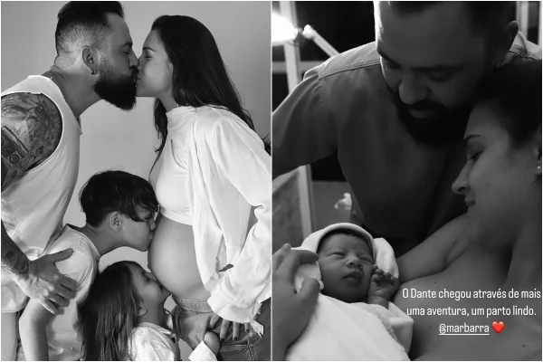 Mateus, da dupla com Jorge, anuncia nascimento de Dante, seu 3º filho