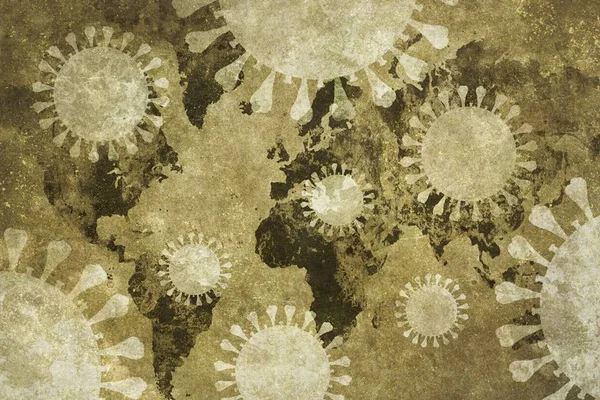 coronavírus em mapa do undo