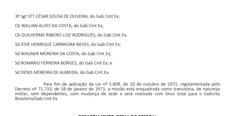 Exército envia militares aos EUA para fazer “reparos elétricos” - imagem 2 Exército envia militares aos EUA para fazer “reparos elétricos” - imagem 2