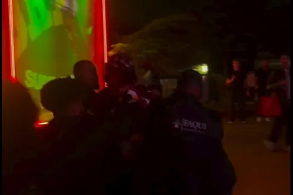 influencer agressão evento segurança ibirapuera