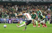 Harry Kane marcou de pênalti Harry Kane marcou de pênalti