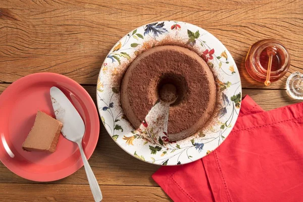 pudim de pão de mel