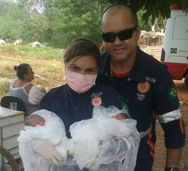 Equipe do Samu faz parto de gêmeos na Colônia Agrícola Águas Claras