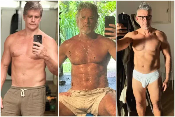 Marcio Garcia, Marcello Novaes e Leonardo Vieira - Metrópoles