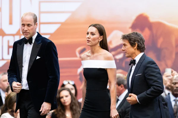 William, Kate Middleton e Tom Cruise