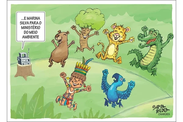 Charge do Amarildo