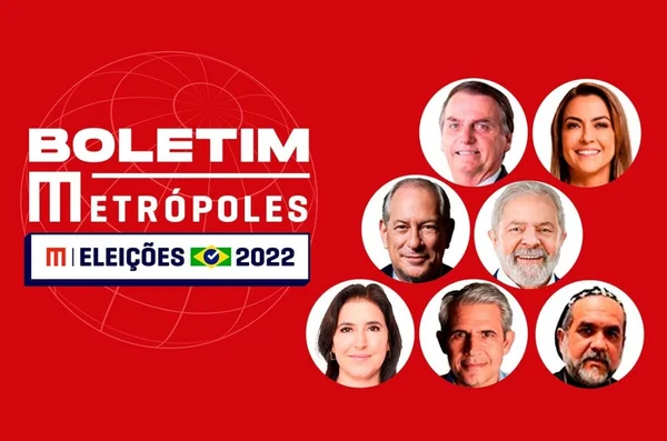Imagem de destaque do Boletim Metrópoles Eleições 2022