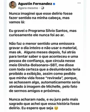 Maquiador de Michelle Bolsonaro, Agustin Fernandez se une a Zezé Di Camargo contra o SBT Maquiador de Michelle Bolsonaro, Agustin Fernandez se une a Zezé Di Camargo contra o SBT