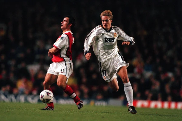 Foto colorida de Javier Dorado, durante jogo entre Real Madrid e Arsenal, pela Champions League - Metrópoles