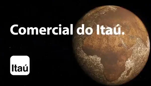 Frame de sátira que aponta leniência do Itaú em relação a projetos de lei que ameaçam o meio ambiente