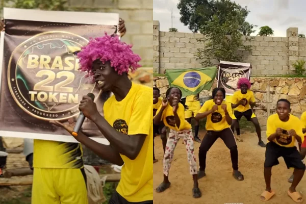 Crianças da Uganda promovem o site B22