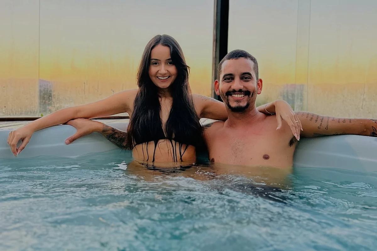 Marta Oliveira e o marido, Marcus Marta Oliveira e o marido, Marcus