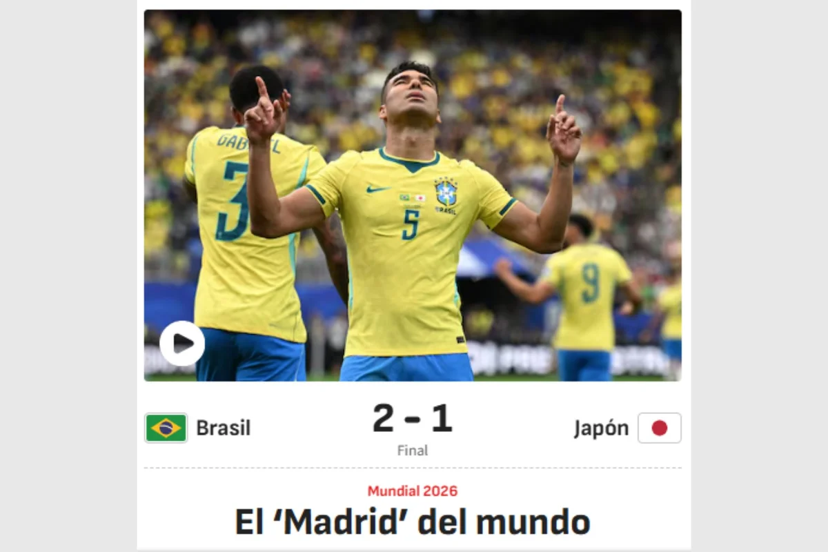 Imprensa internacional exalta virada do Brasil sobre o Japão na Copa - imagem 3