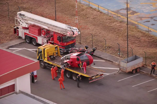 Após acidente aéreo, CBMDF fica com apenas um helicóptero para resgates