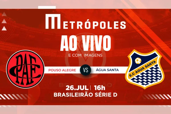 Série D: assista ao vivo e com imagens Pouso Alegre-MG e Água Santa-SP
